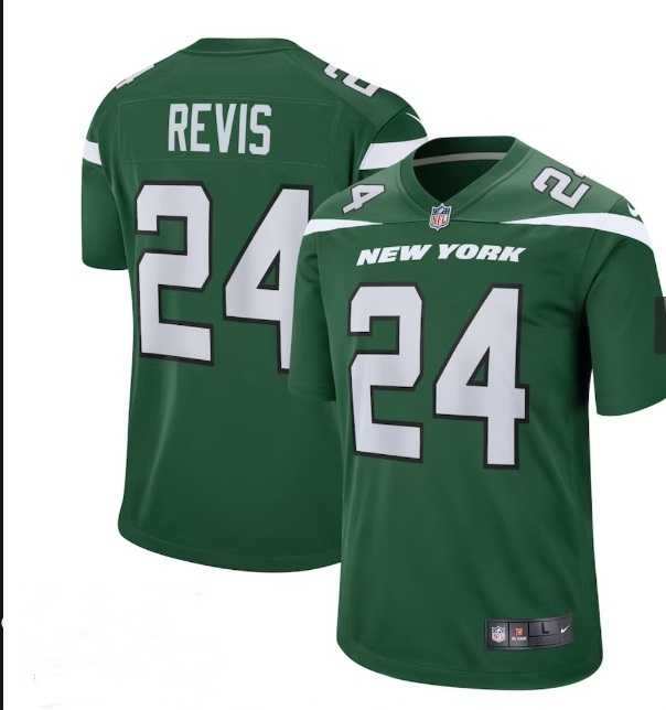 Mens New York Jets #24 Darrelle Revis Green Vapor Untouchable Limited Stitched Jersey Dzhi